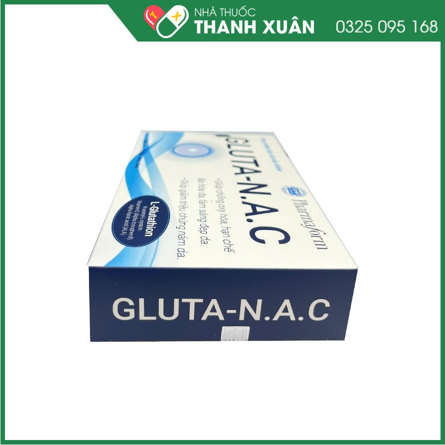 Viên uống GLUTA-N.A.C hỗ trợ chống lão hóa, sáng đẹp da